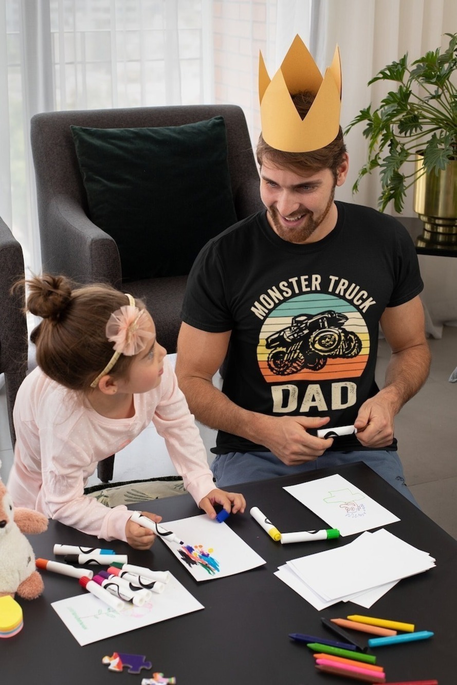Monster Truck Dad Shirt Fathers Day Shirt
